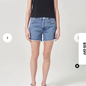 Agolde Parker Long Shorts - 30